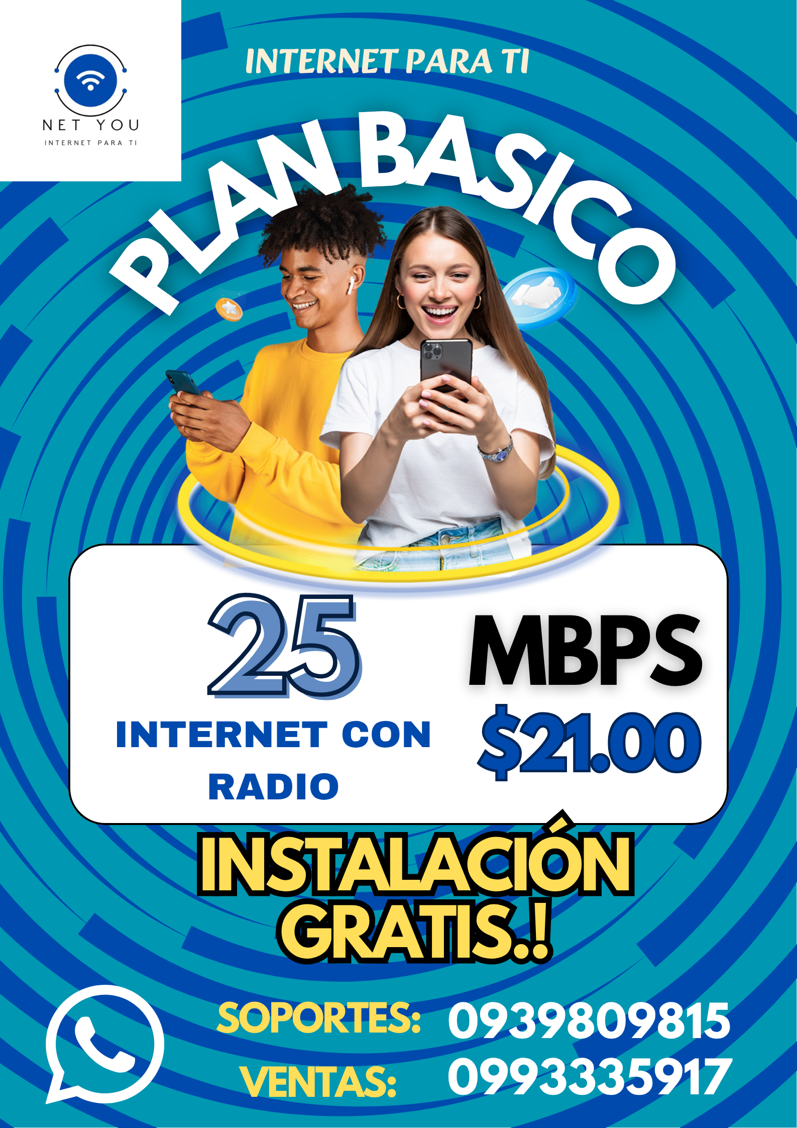 PLAN INTERNET NETYOU RADIO