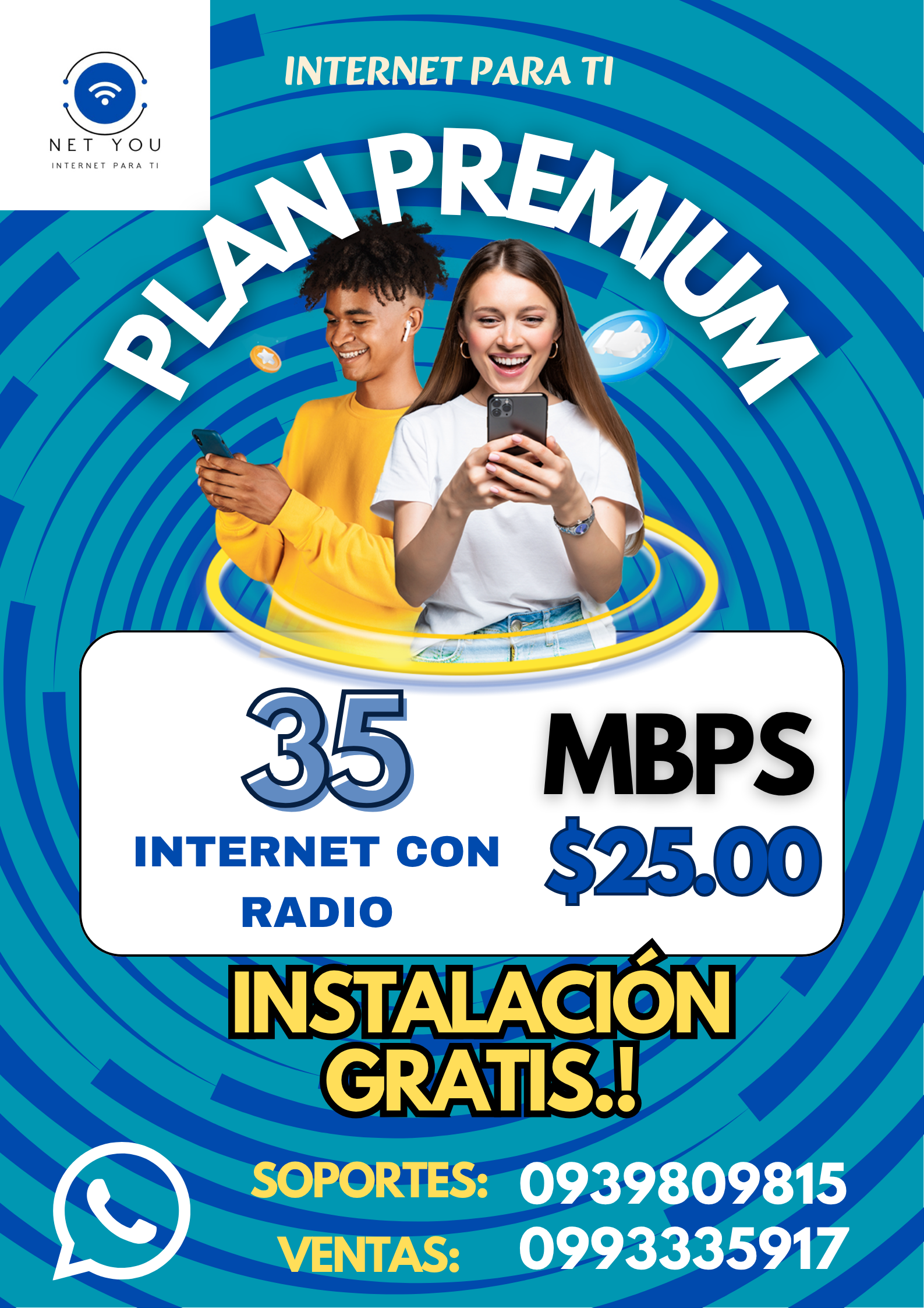 PLAN INTERNET NETYOU RADIO